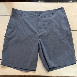 Blue Casual Shorts with Logo